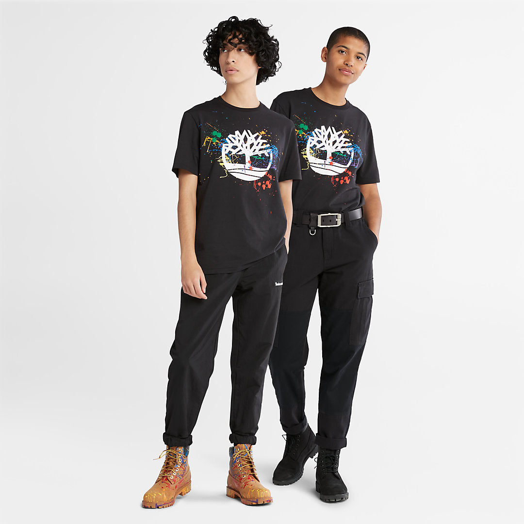 Timberland Best Seller - Paint Pride T-Shirt in Black