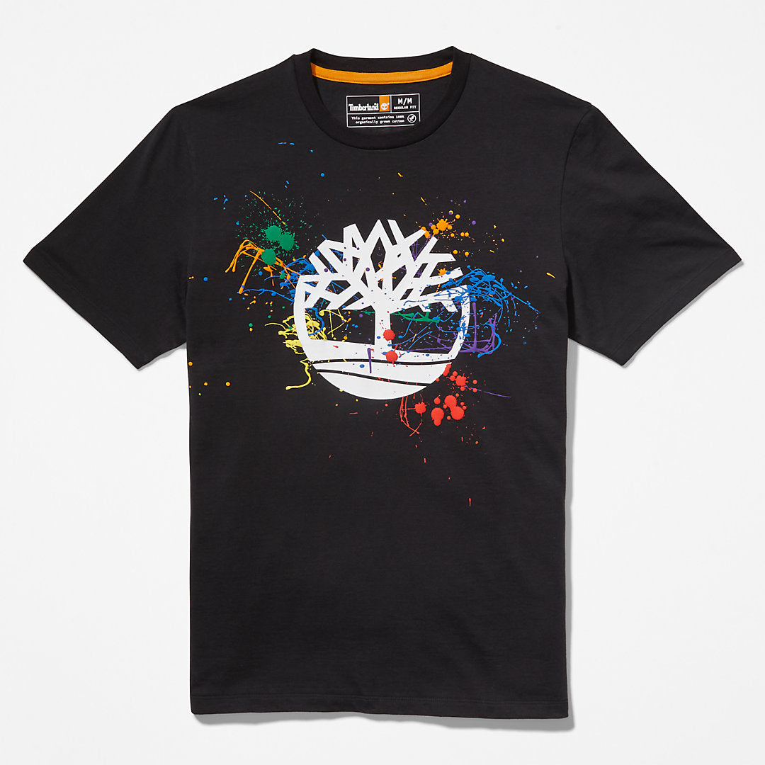 Timberland Best Seller - Paint Pride T-Shirt in Black