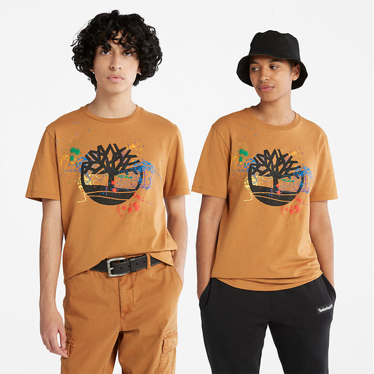 Timberland Trending - Paint Pride T-Shirt in Dark Yellow