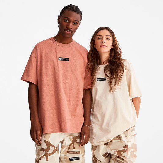 Timberland Essential - Earthkeepers® by Raeburn Archive Globe T-Shirt in Orange