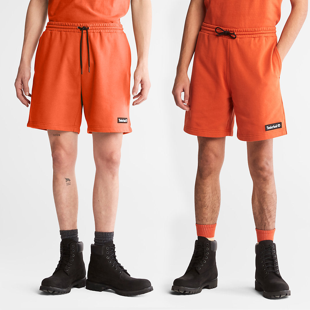 Timberland Signature - All Gender Sweatshorts in Orange