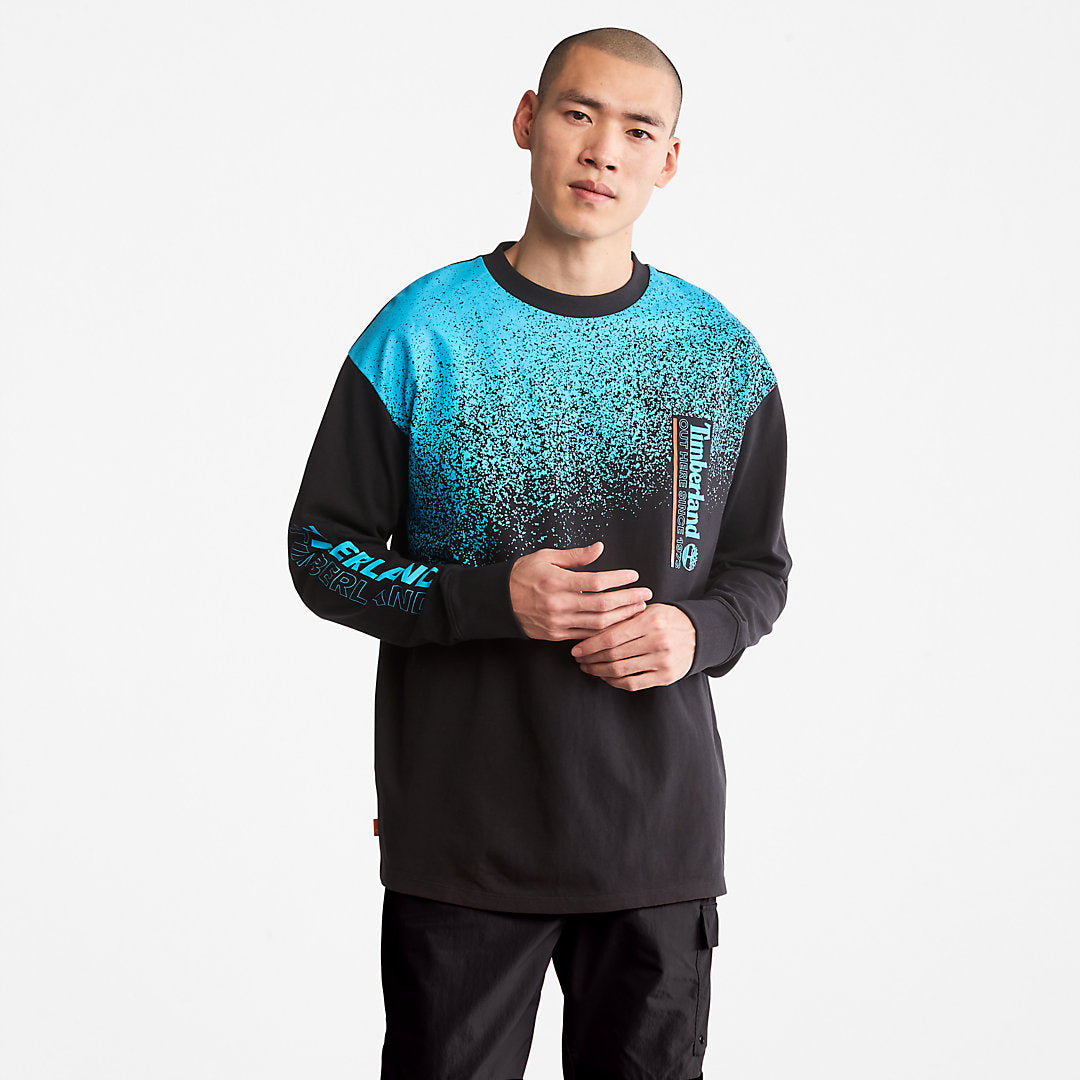 Timberland Everyday - Outdoor Archive Long-sleeved Graphic T-Shirt in Black
