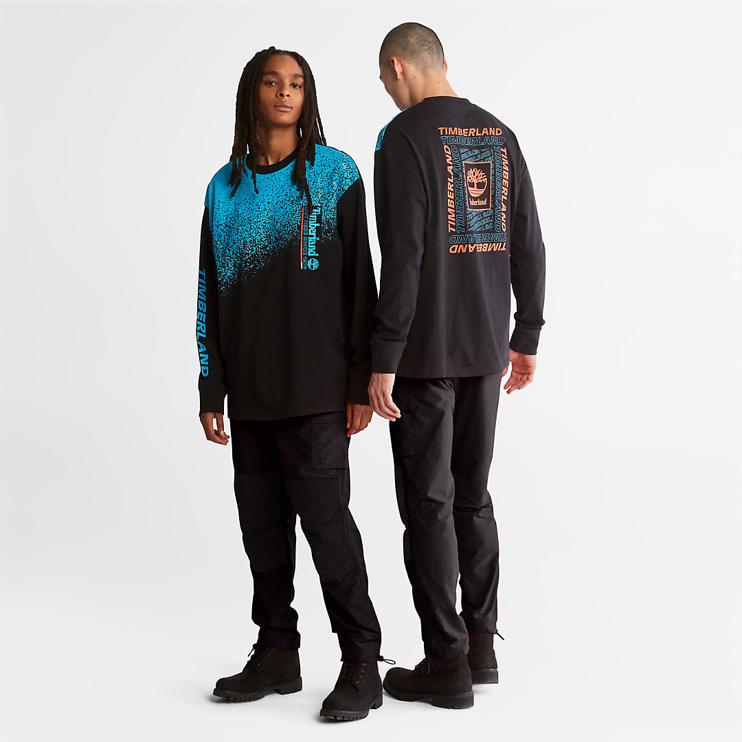 Timberland Everyday - Outdoor Archive Long-sleeved Graphic T-Shirt in Black