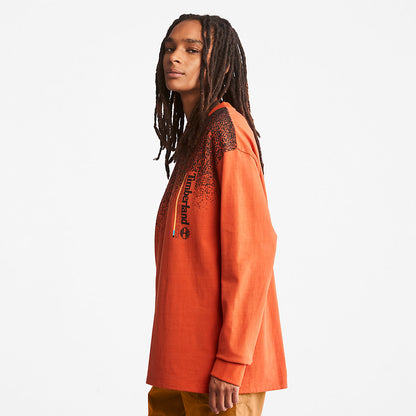Timberland Latest - Outdoor Archive Long-sleeved Graphic T-Shirt in Orange