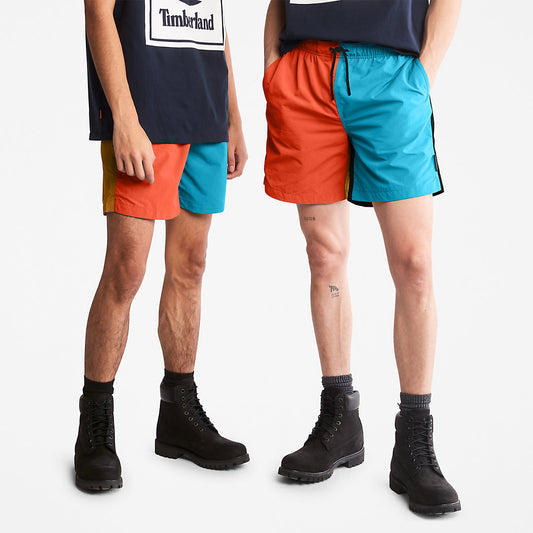 Timberland Customer Favorite - All Gender Windbreaker Shorts in Orange